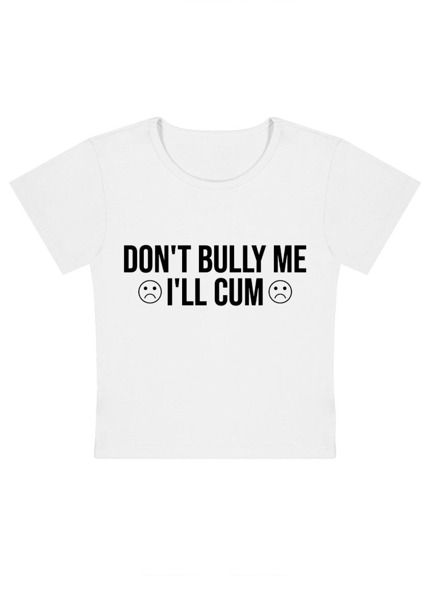 Curvy Don't Bully Me Baby Tee - cherrykittenCurvy Don't Bully Me Baby Tee