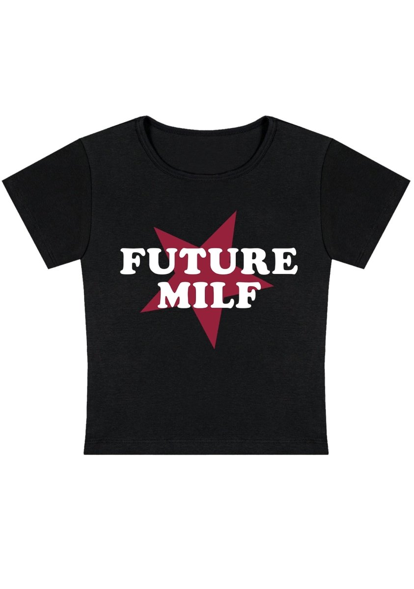 Curvy Future Mxxf Baby Tee - cherrykittenCurvy Future Mxxf Baby Tee