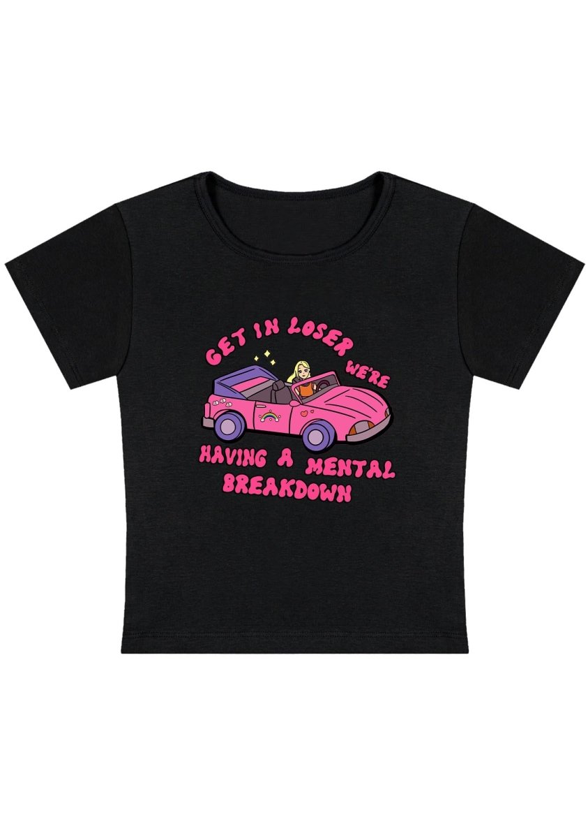 Curvy Get In The Car Baby Tee - cherrykittenCurvy Get In The Car Baby Tee