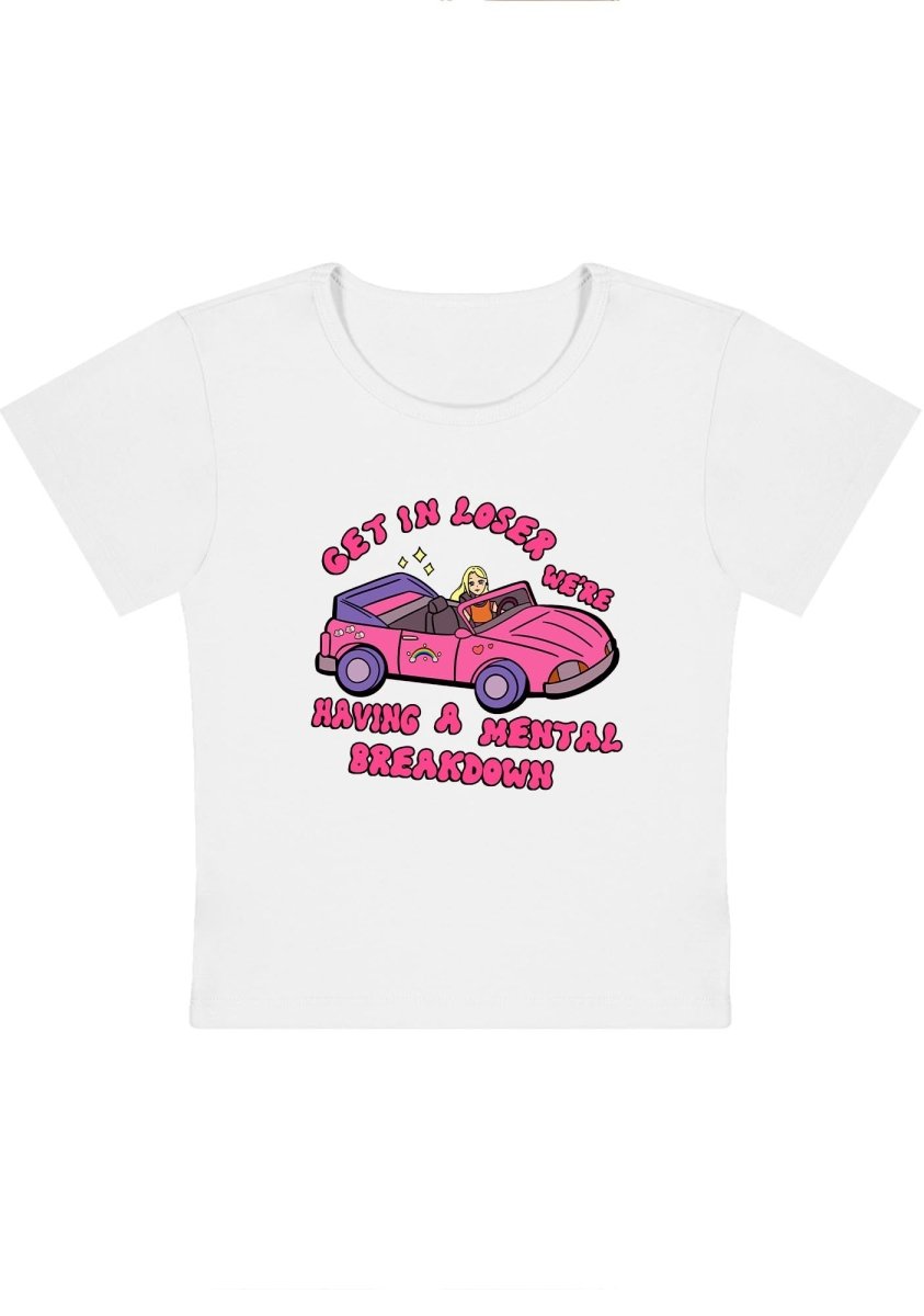 Curvy Get In The Car Baby Tee - cherrykittenCurvy Get In The Car Baby Tee