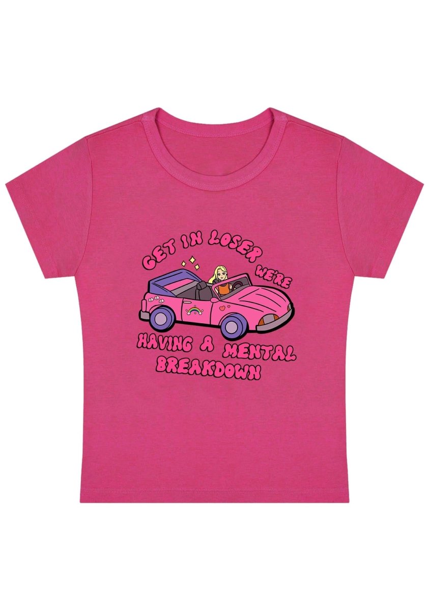 Curvy Get In The Car Baby Tee - cherrykittenCurvy Get In The Car Baby Tee