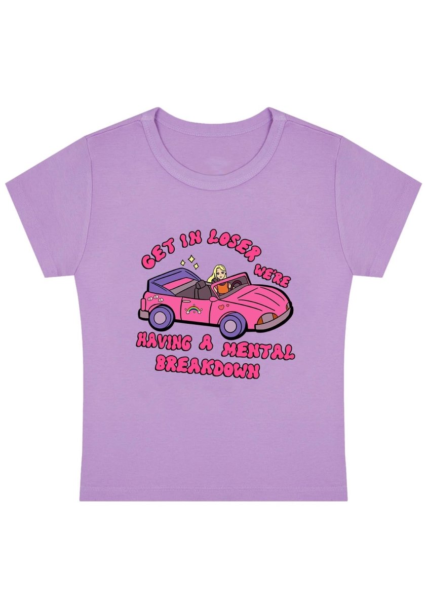 Curvy Get In The Car Baby Tee - cherrykittenCurvy Get In The Car Baby Tee