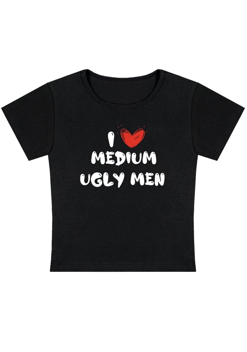 Curvy I Love Medium Baby Tee - cherrykittenCurvy I Love Medium Baby Tee