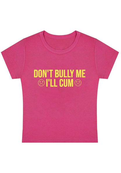Don't Bully Me Y2k Baby Tee - cherrykittenDon't Bully Me Y2k Baby Tee