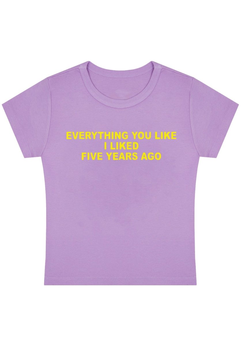 Everything You Like Y2K Baby Tee - cherrykittenEverything You Like Y2K Baby Tee