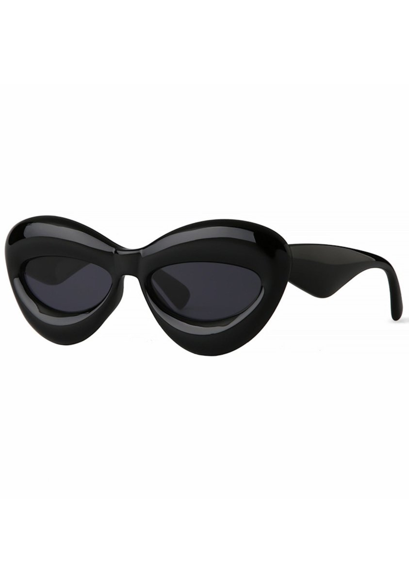 Fancy Puffy Lips Thick Frame Party Sunglasses - cherrykittenFancy Puffy Lips Thick Frame Party Sunglasses