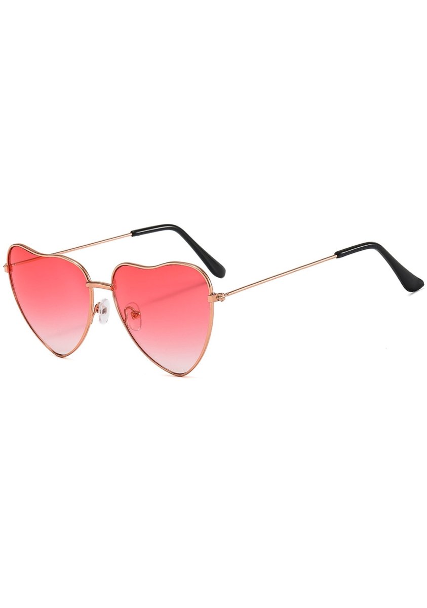 Heart Ocean Gradient Ramp Sunglasses - cherrykittenHeart Ocean Gradient Ramp Sunglasses