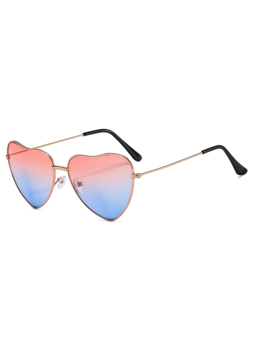 Heart Ocean Gradient Ramp Sunglasses - cherrykittenHeart Ocean Gradient Ramp Sunglasses