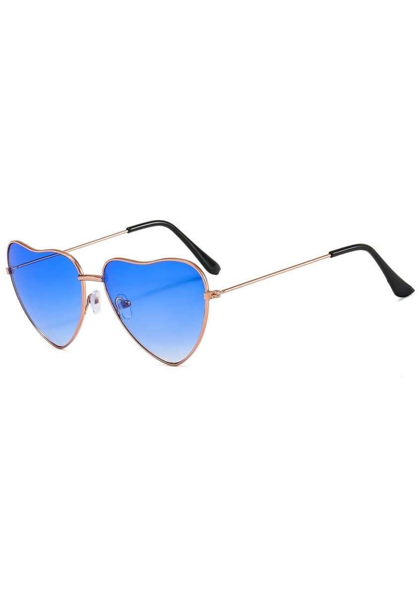 Heart Ocean Gradient Ramp Sunglasses - cherrykittenHeart Ocean Gradient Ramp Sunglasses