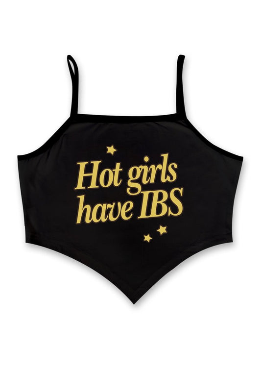 Hot Girls Have IBS Bandana Crop Tank - cherrykittenHot Girls Have IBS Bandana Crop Tank