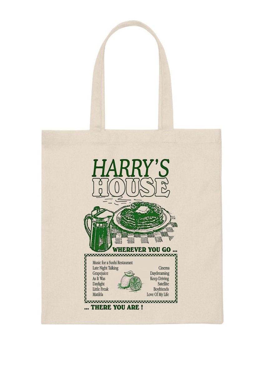 HS House Diner Canvas Tote Bag - cherrykittenHS House Diner Canvas Tote Bag