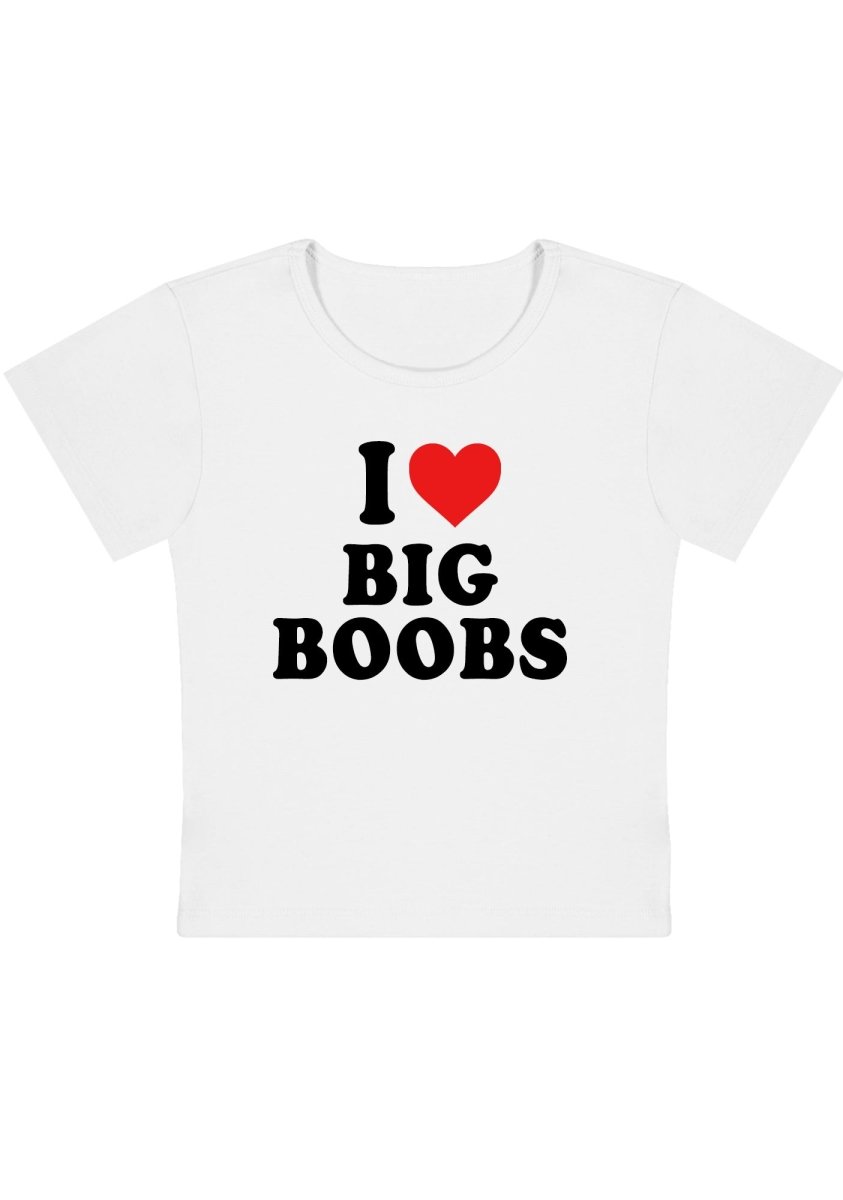 I Love Big Bxxbs Y2k Baby Tee - cherrykittenI Love Big Bxxbs Y2k Baby Tee