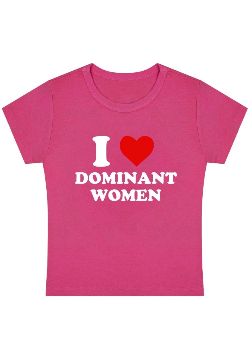 I Love D Women Y2K Baby Tee - cherrykittenI Love D Women Y2K Baby Tee