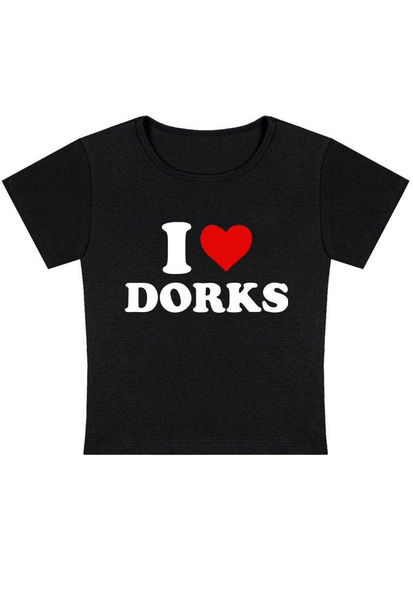 I Love Doxks Y2K Baby Tee-cherrykitten-Baby Tees,I Love,Savage,Tops