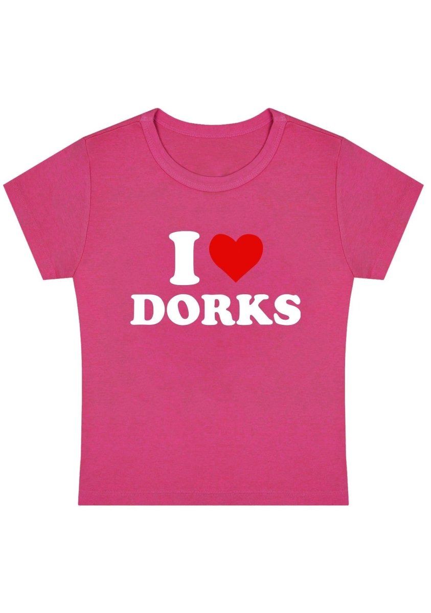 I Love Doxks Y2K Baby Tee-cherrykitten-Baby Tees,I Love,Savage,Tops