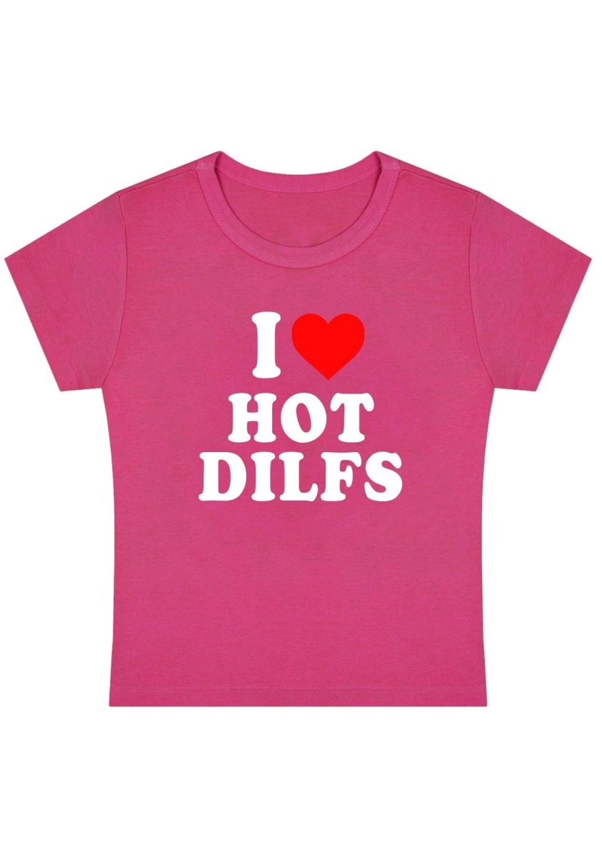 I Love Hot Dxxfs Y2k Baby Tee - cherrykittenI Love Hot Dxxfs Y2k Baby Tee