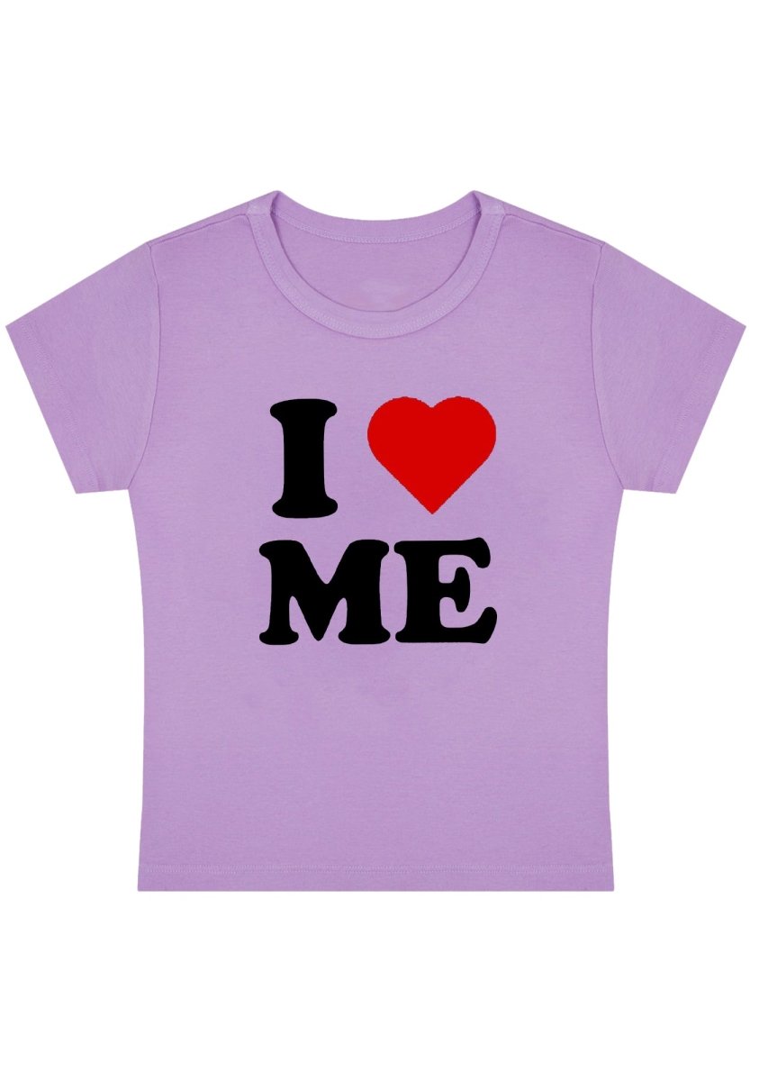 I Love Me Y2K Baby Tee - cherrykittenI Love Me Y2K Baby Tee