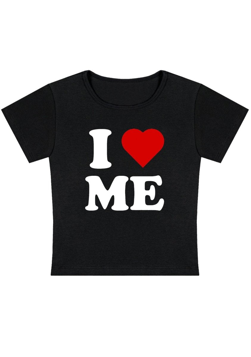 I Love Me Y2K Baby Tee - cherrykittenI Love Me Y2K Baby Tee