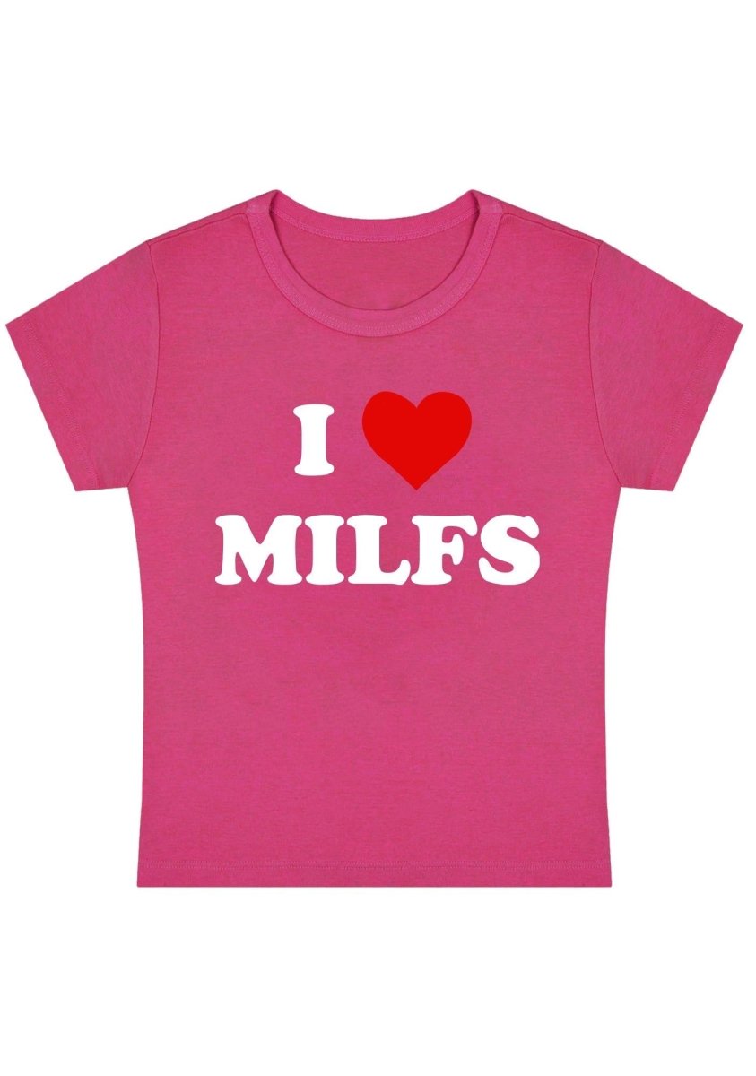 I Love Mxxfs Y2k Baby Tee - cherrykittenI Love Mxxfs Y2k Baby Tee