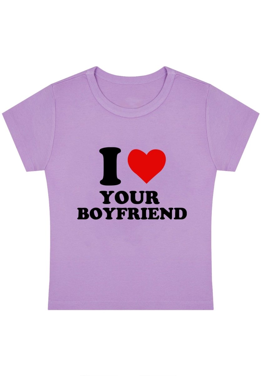 I Love Your Boyfriend Y2K Baby Tee - cherrykittenI Love Your Boyfriend Y2K Baby Tee