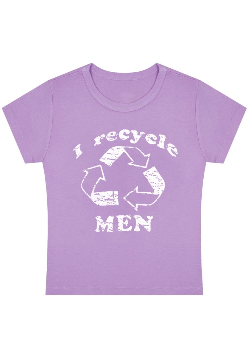 I Recycle Men Y2k Baby Tee-cherrykitten-Baby Tees,Savage,Tops