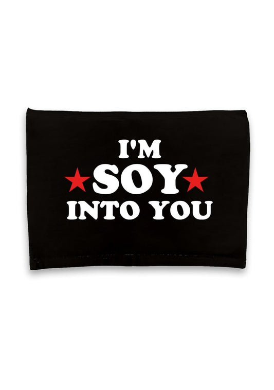 I'm Soy Into You Crop Tube - cherrykittenI'm Soy Into You Crop Tube