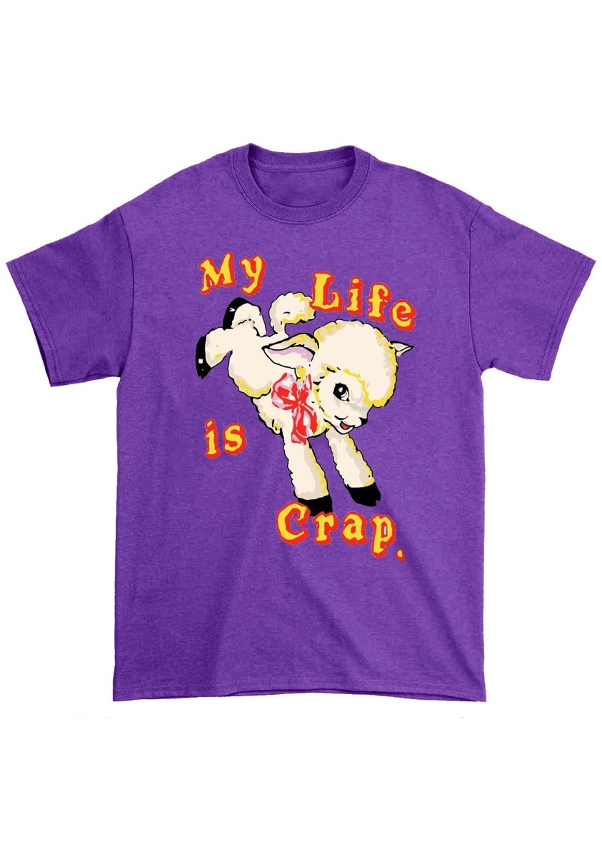 Life Is Crap Chunky Shirt - cherrykittenLife Is Crap Chunky Shirt