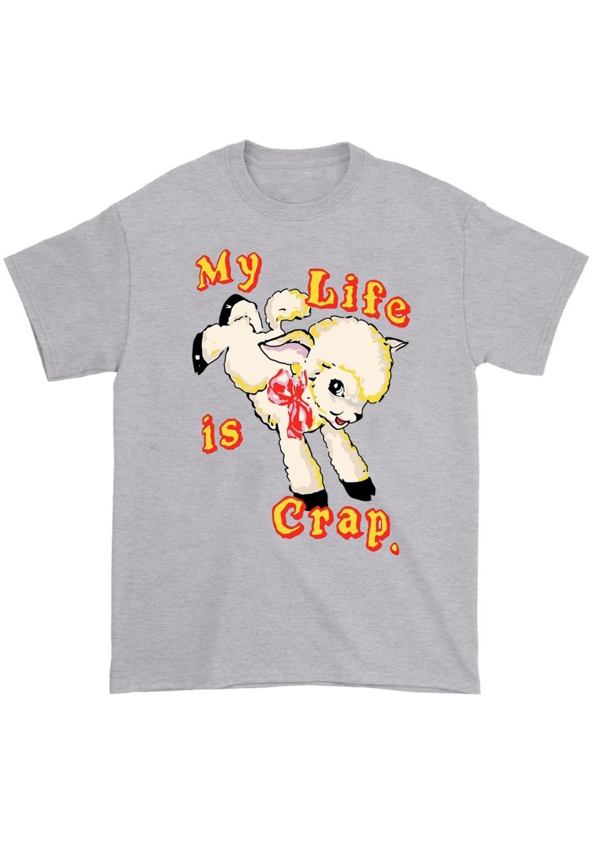 Life Is Crap Chunky Shirt - cherrykittenLife Is Crap Chunky Shirt