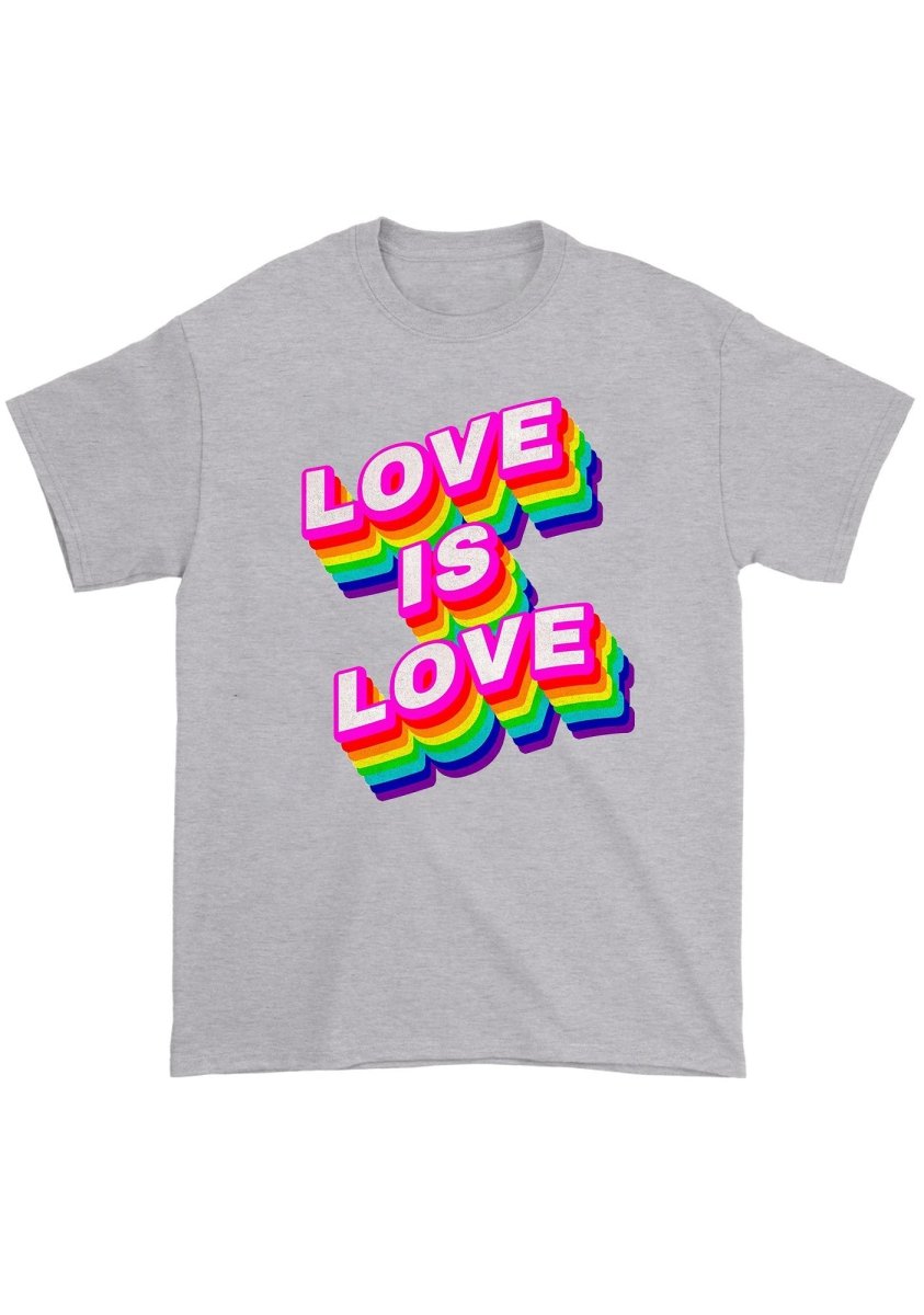 Love Is Love Chunky Shirt - cherrykittenLove Is Love Chunky Shirt