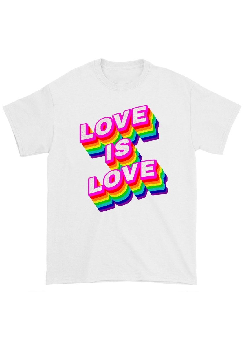 Love Is Love Chunky Shirt - cherrykittenLove Is Love Chunky Shirt