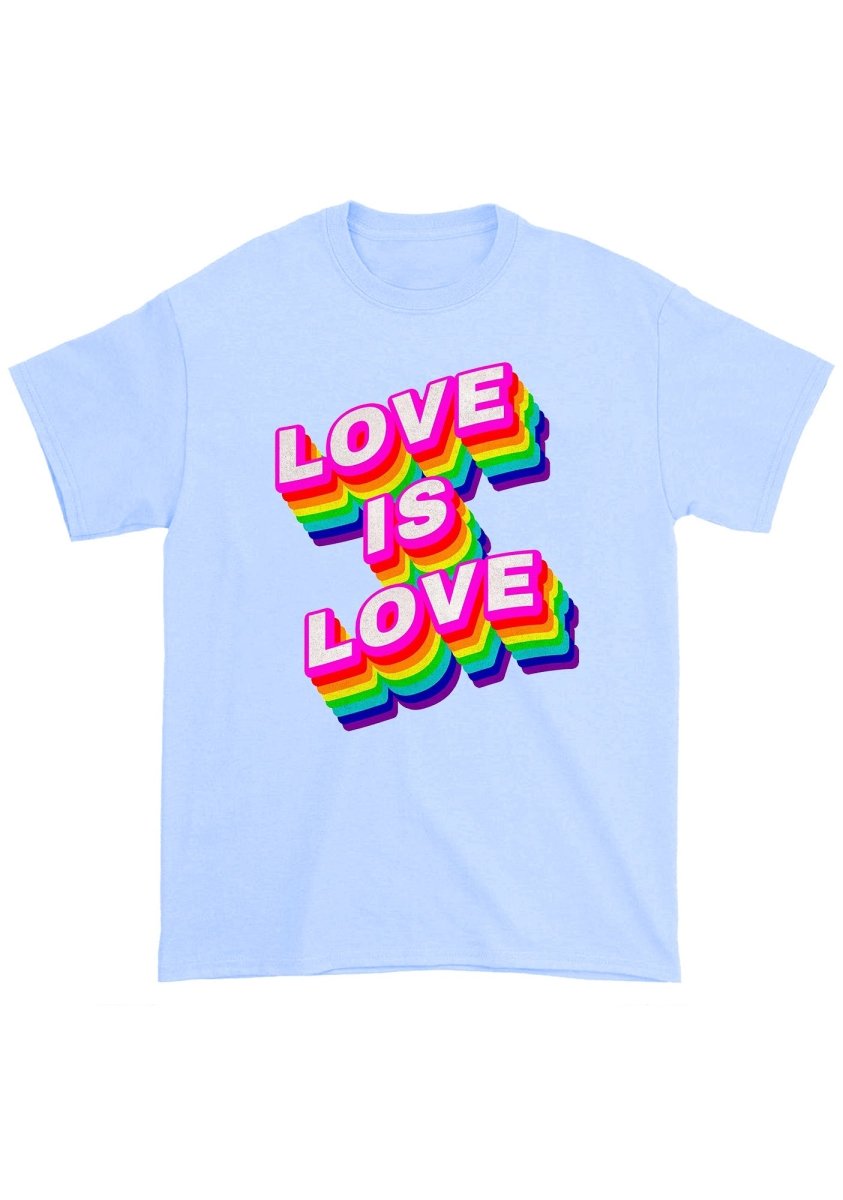 Love Is Love Chunky Shirt - cherrykittenLove Is Love Chunky Shirt