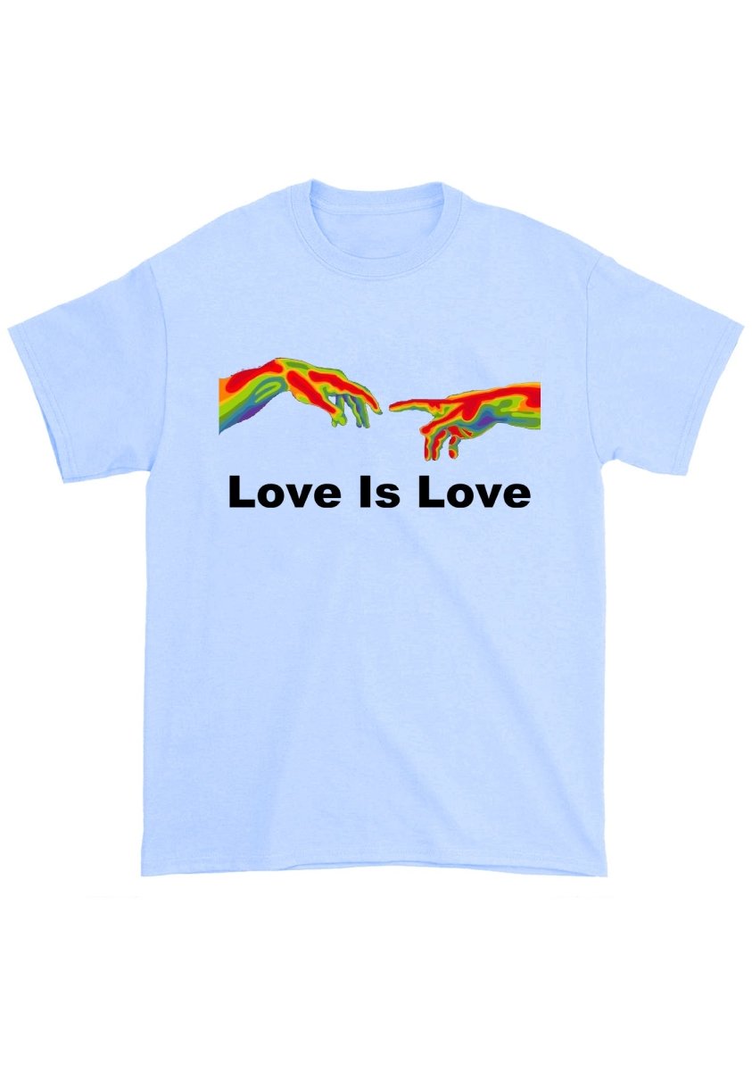 Love Is Love With Hands Chunky Shirt - cherrykittenLove Is Love With Hands Chunky Shirt