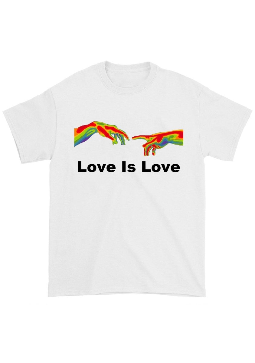 Love Is Love With Hands Chunky Shirt - cherrykittenLove Is Love With Hands Chunky Shirt