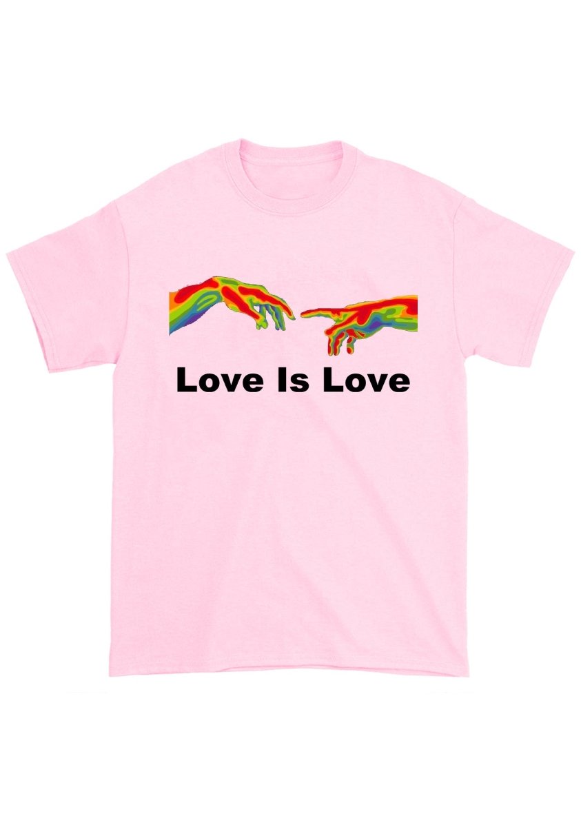 Love Is Love With Hands Chunky Shirt - cherrykittenLove Is Love With Hands Chunky Shirt