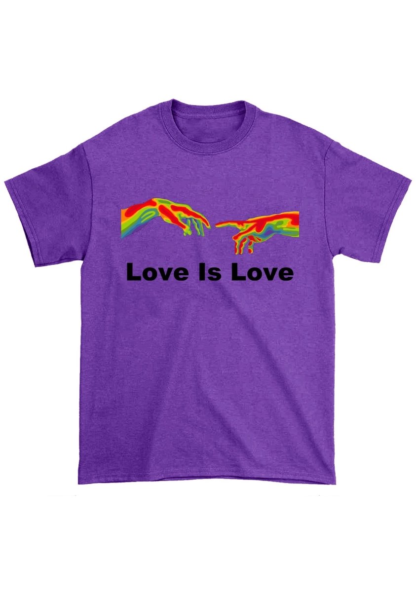 Love Is Love With Hands Chunky Shirt - cherrykittenLove Is Love With Hands Chunky Shirt