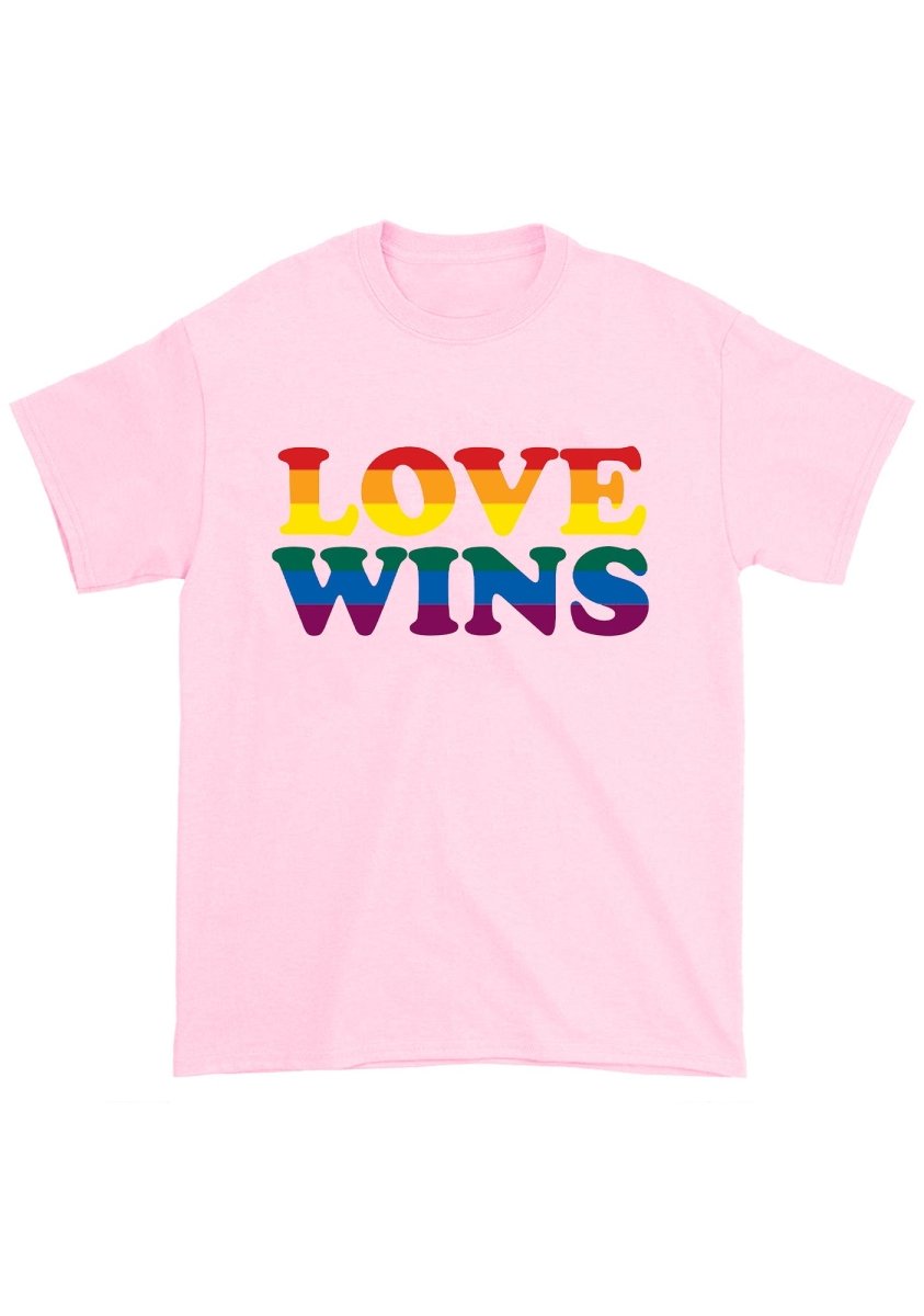 Love Wins Chunky Shirt - cherrykittenLove Wins Chunky Shirt