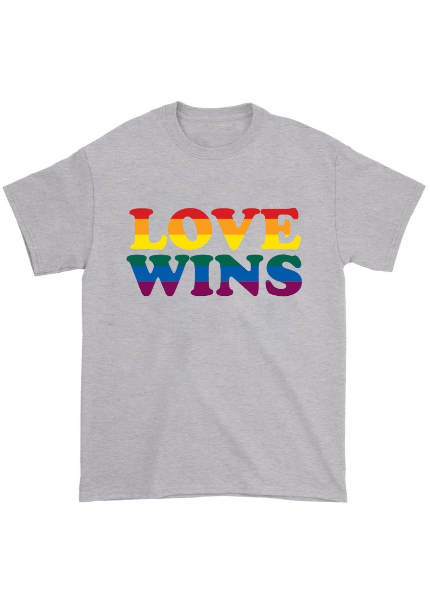 Love Wins Chunky Shirt - cherrykittenLove Wins Chunky Shirt