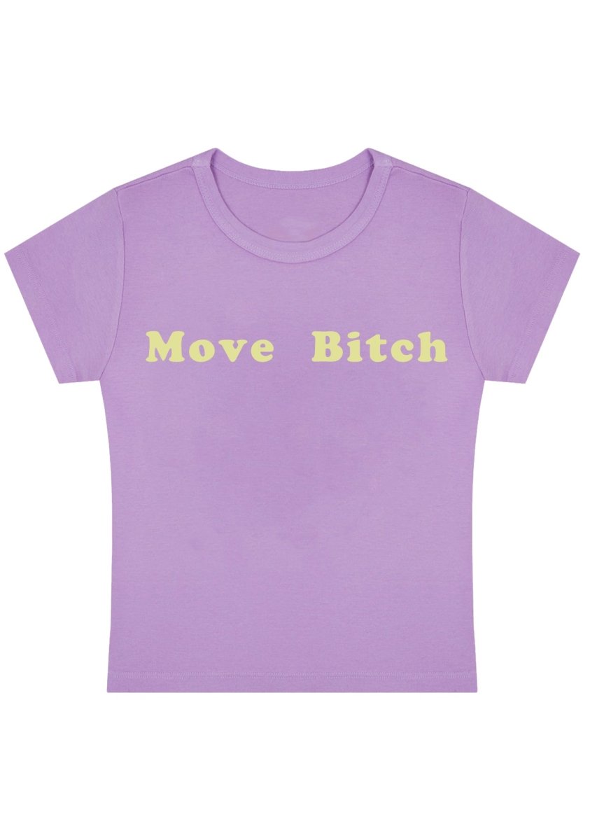 Move Bxxch Y2k Baby Tee - cherrykittenMove Bxxch Y2k Baby Tee