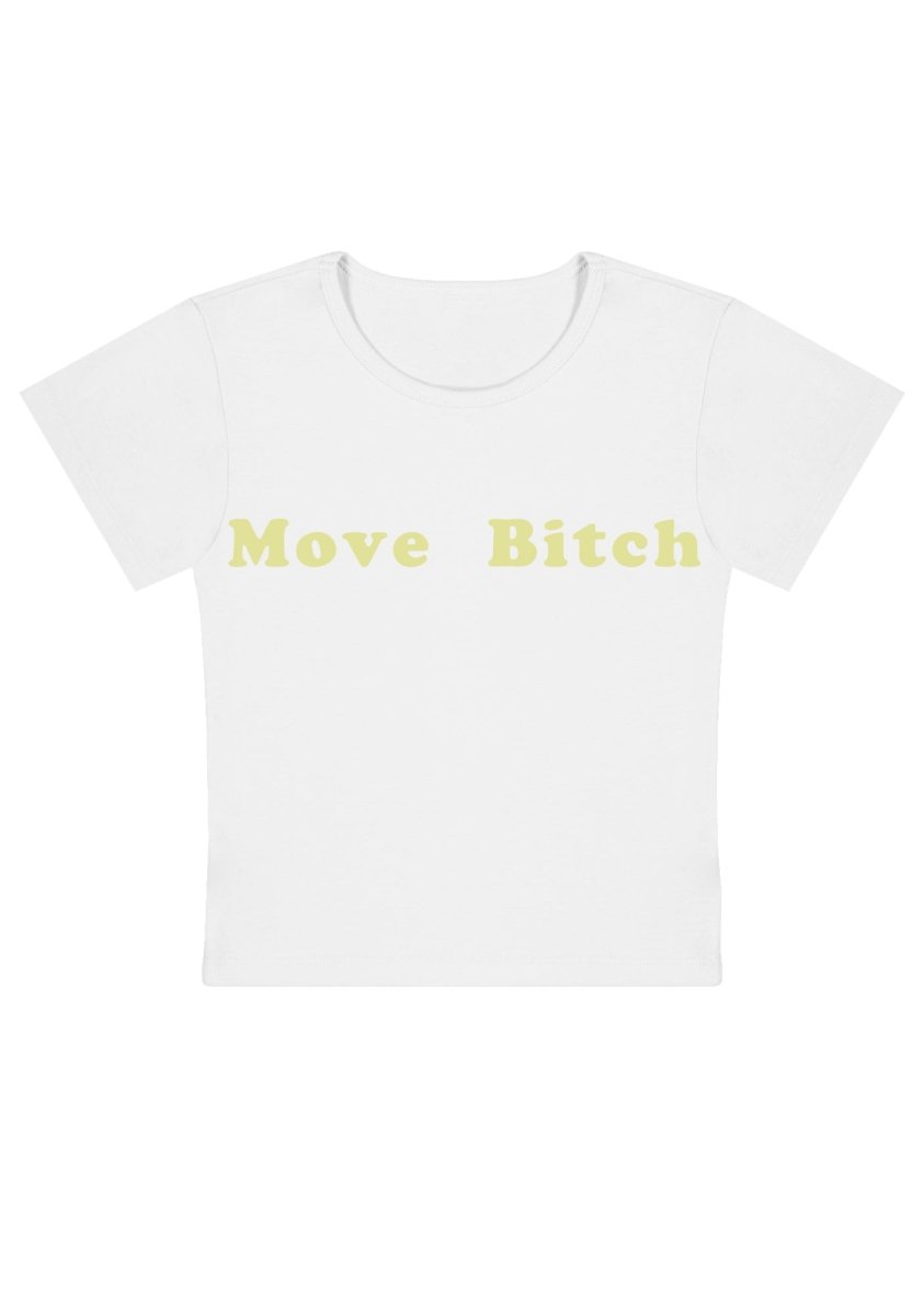 Move Bxxch Y2k Baby Tee - cherrykittenMove Bxxch Y2k Baby Tee