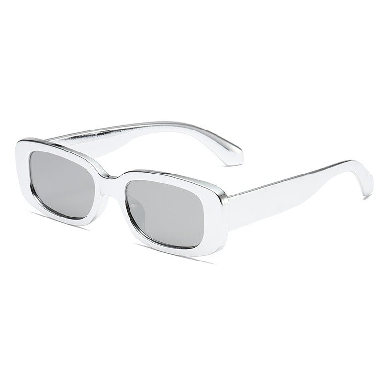 Plating Square Frame Sunglasses - cherrykittenPlating Square Frame Sunglasses