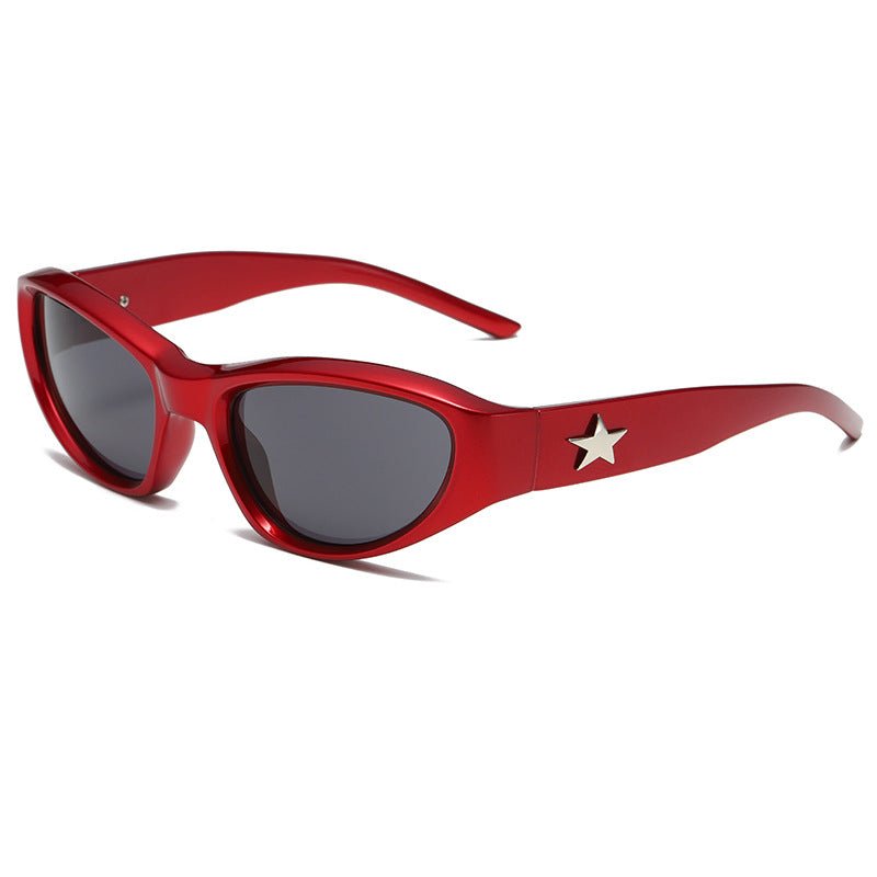 Racer Mood Retro Sunglasses - cherrykittenRacer Mood Retro Sunglasses