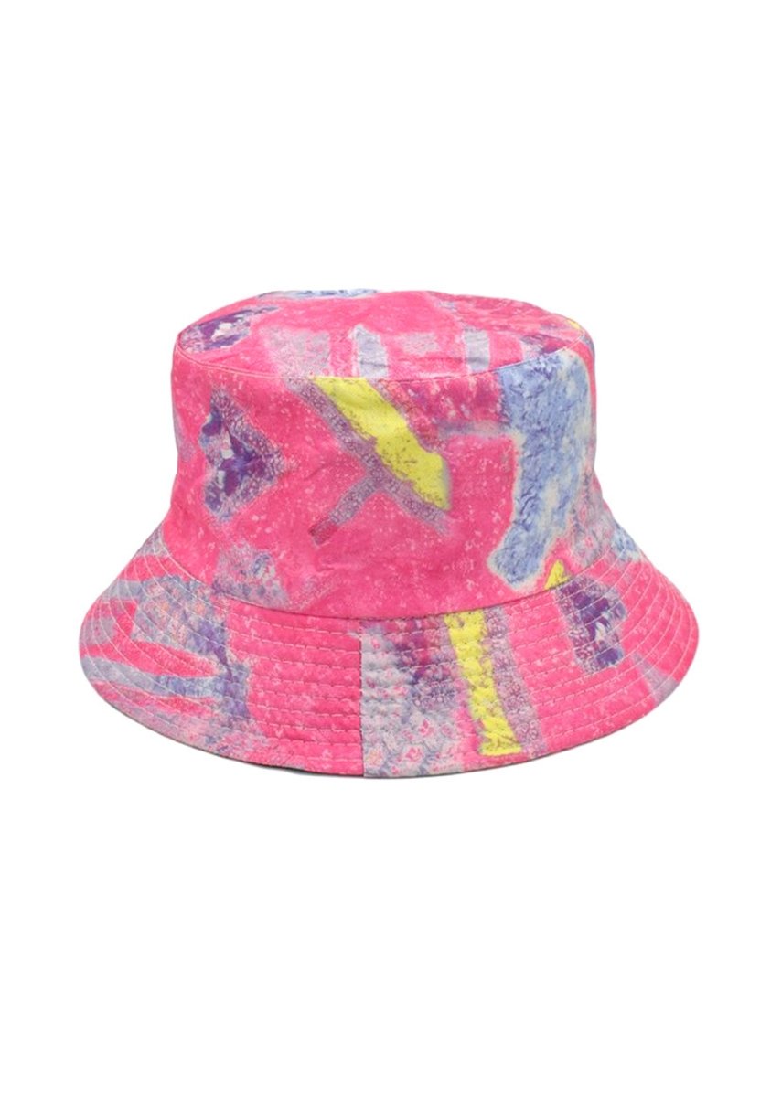 Render Print Bucket Girl Hat - cherrykittenRender Print Bucket Girl Hat