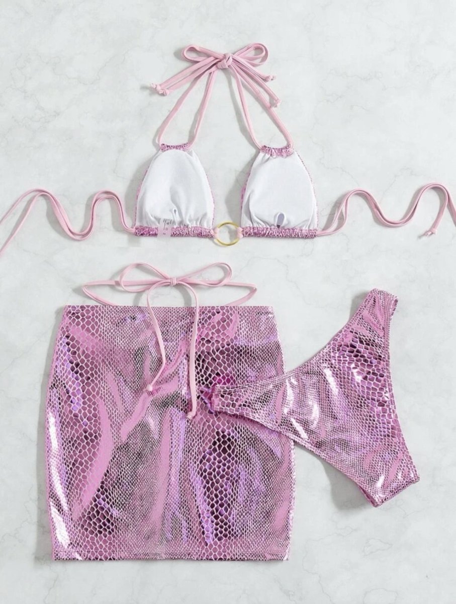 Sequin Ring Bikini Set - cherrykittenSequin Ring Bikini Set