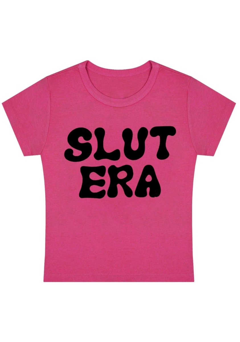 Slxt Era Y2k Baby Tee - cherrykittenSlxt Era Y2k Baby Tee