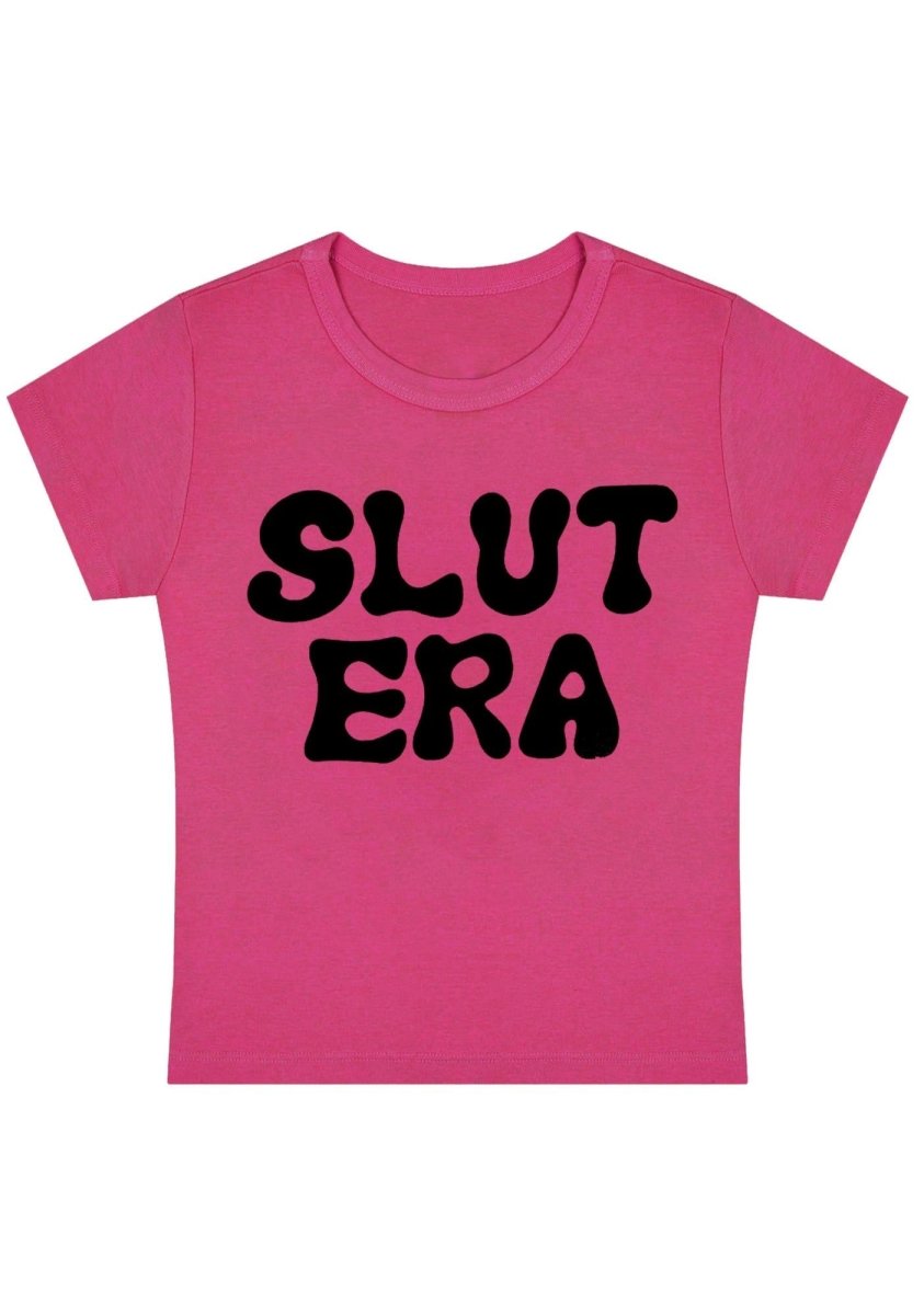 Slxt Era Y2k Baby Tee - cherrykittenSlxt Era Y2k Baby Tee