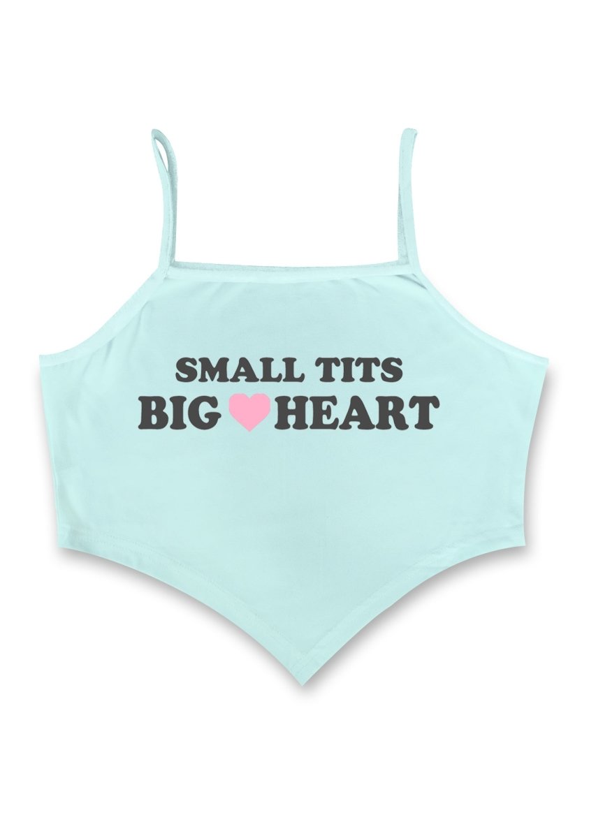 Small But Big Heart Bandana Crop Tank - cherrykittenSmall But Big Heart Bandana Crop Tank