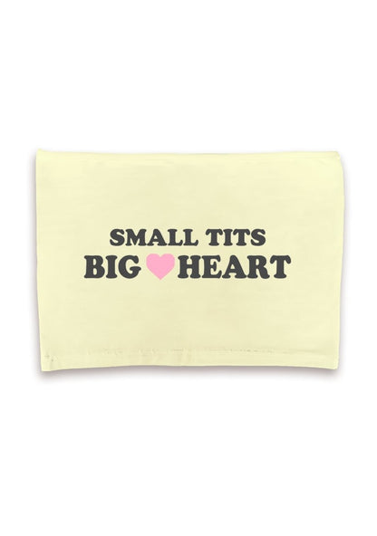 Small But Big Heart Crop Tube - cherrykittenSmall But Big Heart Crop Tube