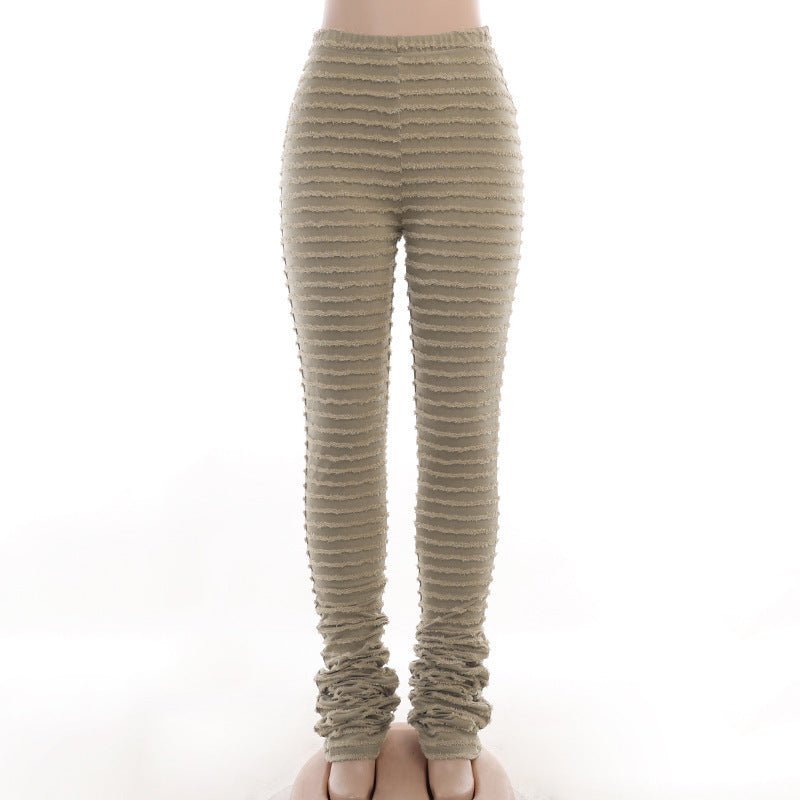 Striped Slim Fit Pants - cherrykittenStriped Slim Fit Pants