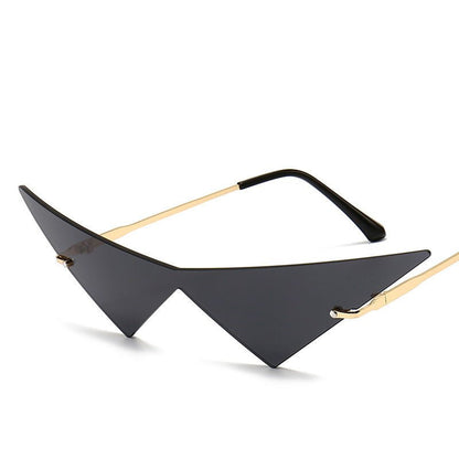Triangle Piece Sunglasses - cherrykittenTriangle Piece Sunglasses
