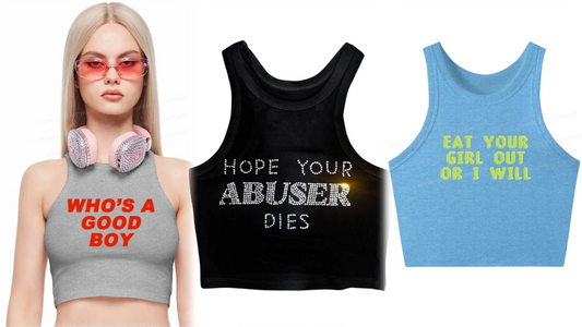 Embrace Your Inner Rebel: CherryKitten's Y2K Crop Tanks